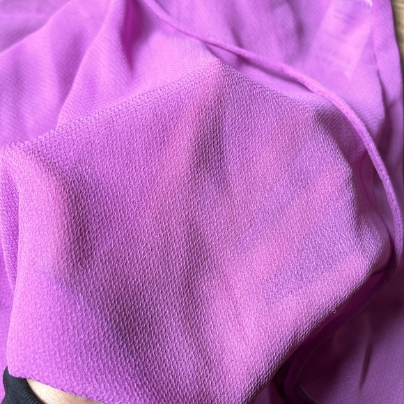 See By Chole Purple Sheer Blouse With Cami NWT Womens Sz 38 US M - Picture 8 of 10